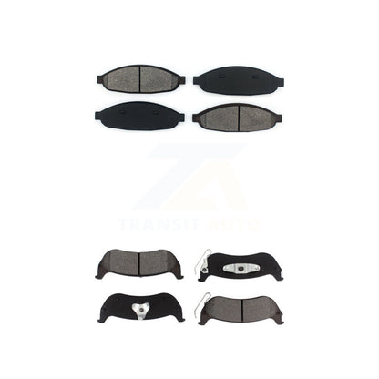 Semi-Metallic Brake Pads Front Rear Kit For 2004-2008 Chrysler Pacifica