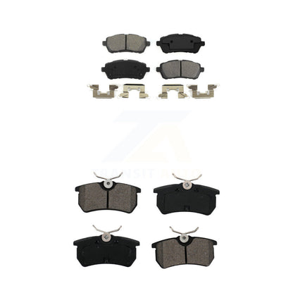 Semi-Metallic Brake Pads Front Rear Kit For Ford Fiesta