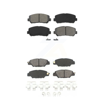 Semi-Metallic Brake Pads Front Rear Kit For Mazda CX-5