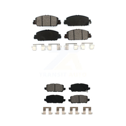 Semi-Metallic Brake Pads Front Rear Kit For 2016-2022 Honda HR-V