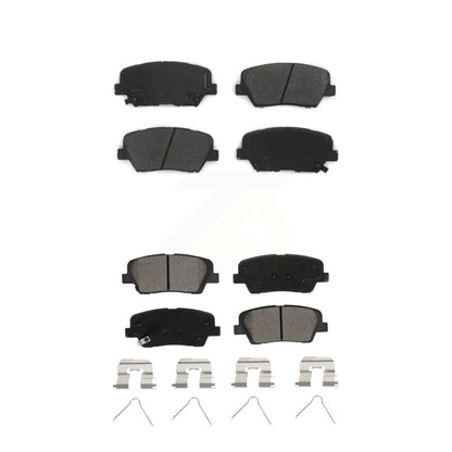 Semi-Metallic Brake Pads Front Rear Kit For Kia Sorento Hyundai Santa Fe Sport