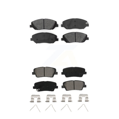 Semi-Metallic Brake Pads Front Rear Kit For Hyundai Santa Fe XL