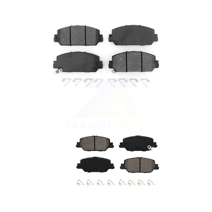 Semi-Metallic Brake Pads Front Rear Kit For Honda CR-V