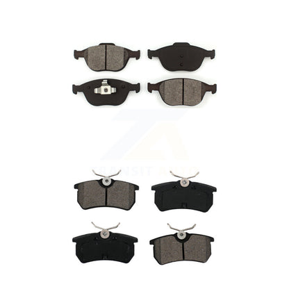 Semi-Metallic Brake Pads Front Rear Kit For Ford Focus SVT