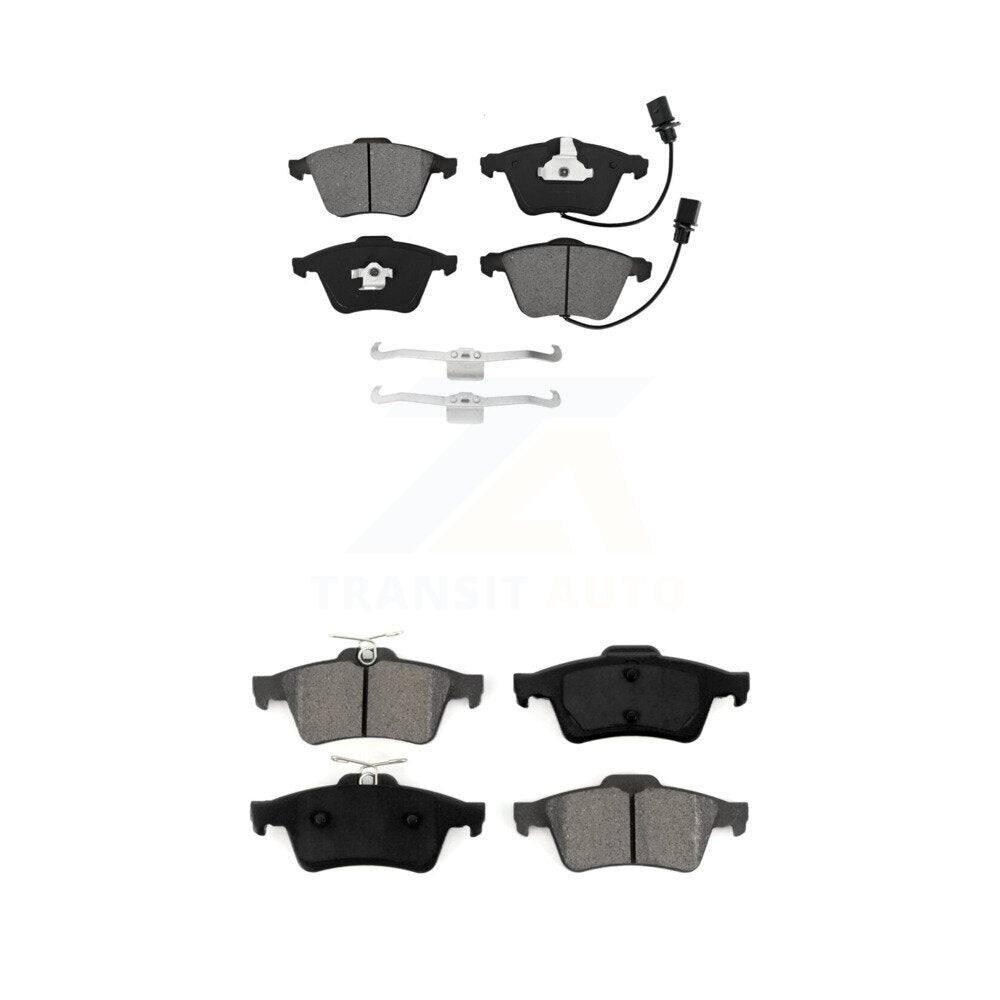 Semi-Metallic Brake Pads Front Rear Kit For Saab 9-3 9-3X