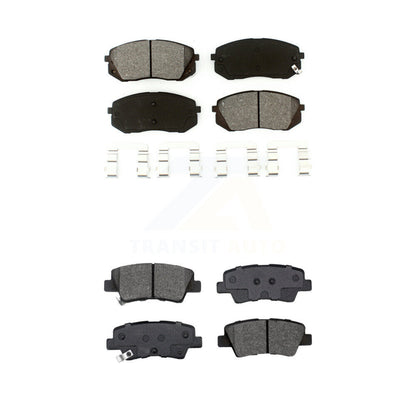 Semi-Metallic Brake Pads Front Rear Kit For Kia Soul EV From Chassis VIN #160921