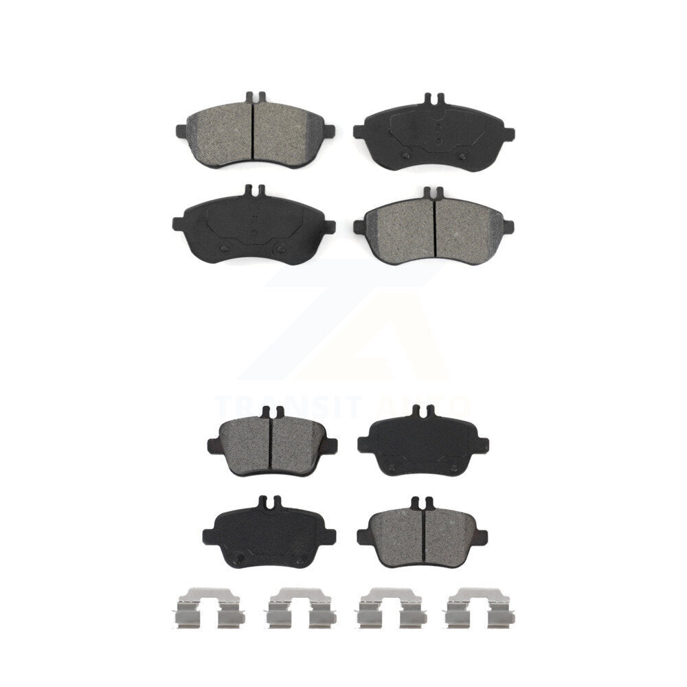 Semi-Metallic Brake Pads Front Rear Kit For Mercedes-Benz SLK250