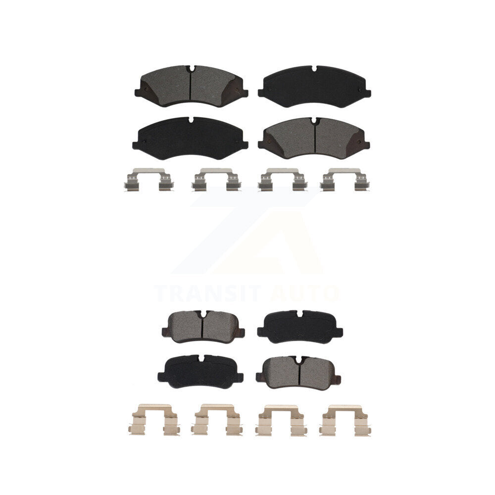 Semi-Metallic Brake Pads Front Rear Kit For Land Rover Range Sport LR4