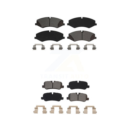 Semi-Metallic Brake Pads Front Rear Kit For Land Rover Range Sport LR4