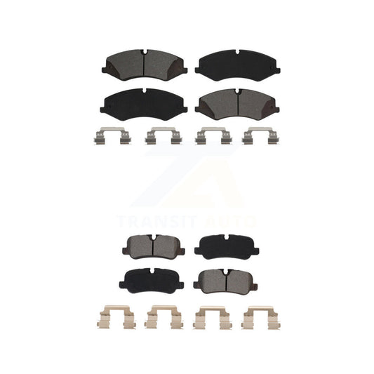 Semi-Metallic Brake Pads Front Rear Kit For Land Rover Range Sport LR4