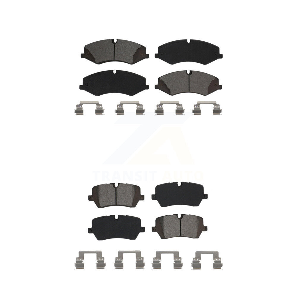 Semi-Metallic Brake Pads Front Rear Kit For Land Rover Range Sport Discovery