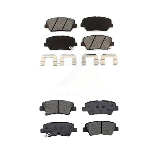 Semi-Metallic Brake Pad Front Rear Kit For Kia Rondo With Electric Parking