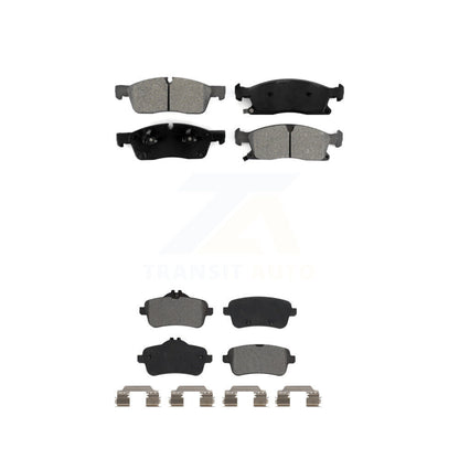 Semi-Metallic Brake Pads Front Rear Kit For Mercedes-Benz ML350 GLE400 GLE350