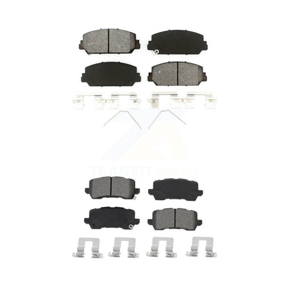 Semi-Metallic Brake Pads Front Rear Kit For Acura RLX