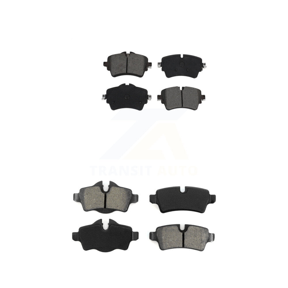 Semi-Metallic Brake Pads Front Rear Kit For 2015 Mini Cooper 1.6L