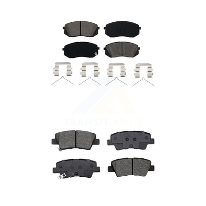 Semi-Metallic Brake Pad Front Rear Kit For Hyundai Kona Electric Kia Sonata Niro