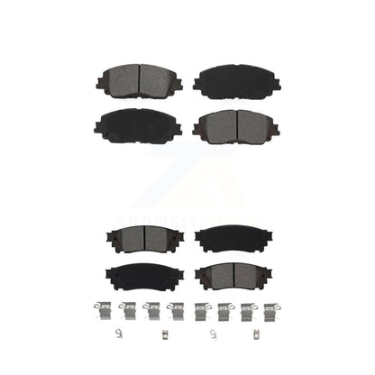 Semi-Metallic Brake Pads Front Rear Kit For Toyota RAV4 Camry C-HR Lexus Corolla