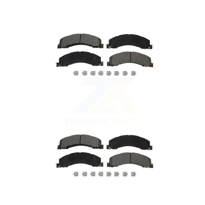 Semi-Metallic Brake Pad Front Rear Kit For Ram Dodge Sterling Truck 4500 5500 45