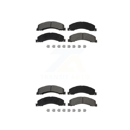 Semi-Metallic Brake Pad Front Rear Kit For Ram Dodge Sterling Truck 4500 5500 45