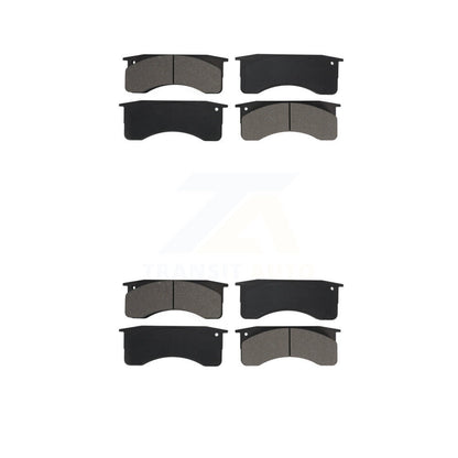 Semi-Metallic Brake Pads Front Rear Kit For IC Corporation International CE Bus