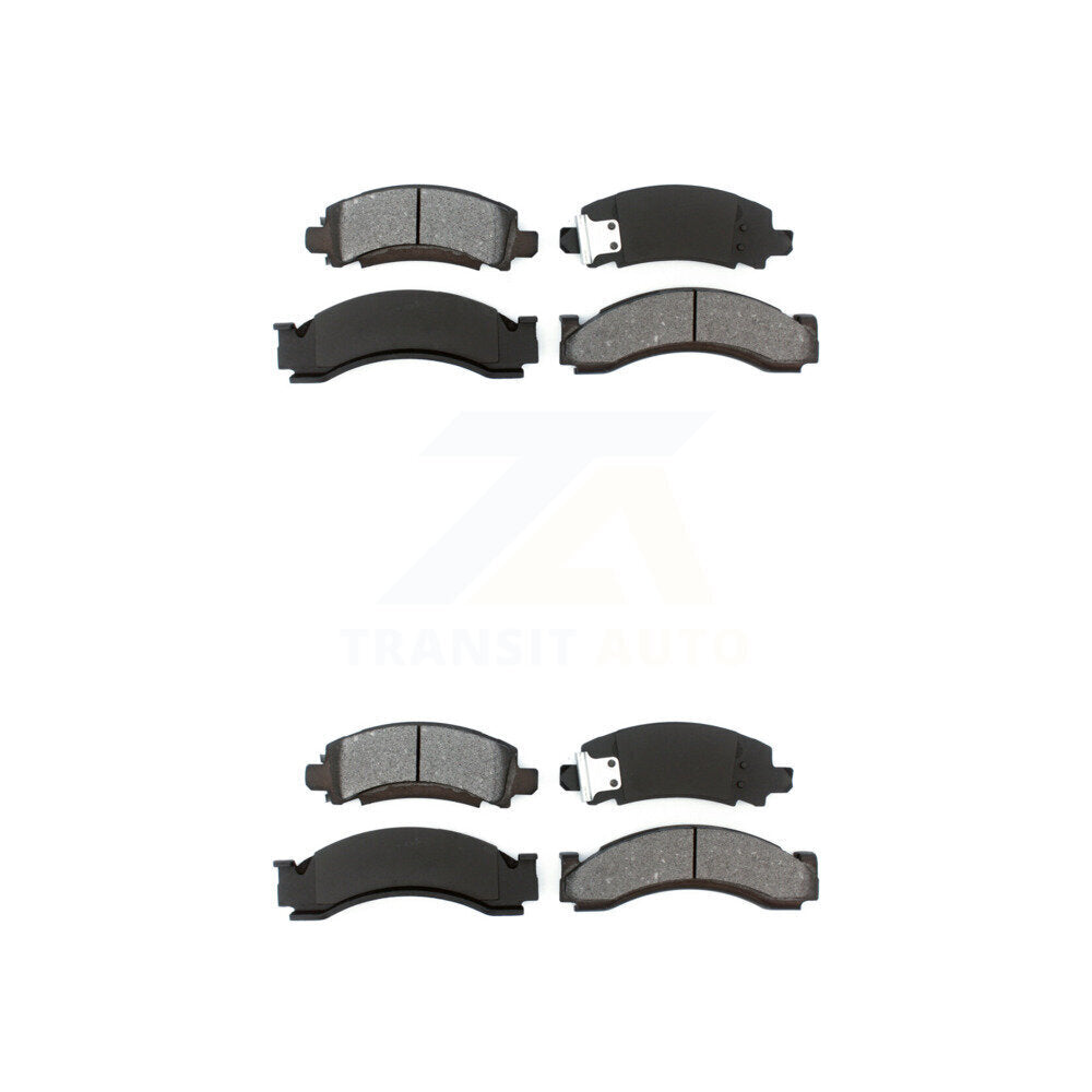 Semi-Metallic Brake Pad Front Rear Kit For Chevrolet P30 GMC P3500 Workhorse P42