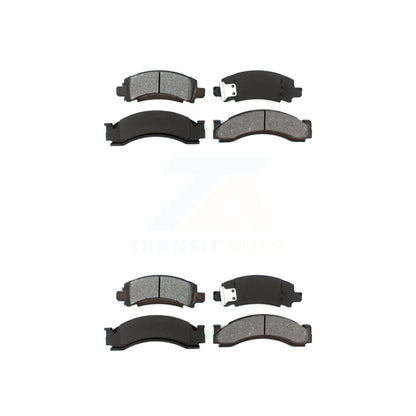 Semi-Metallic Brake Pad Front Rear Kit For Chevrolet P30 GMC P3500 Workhorse P42