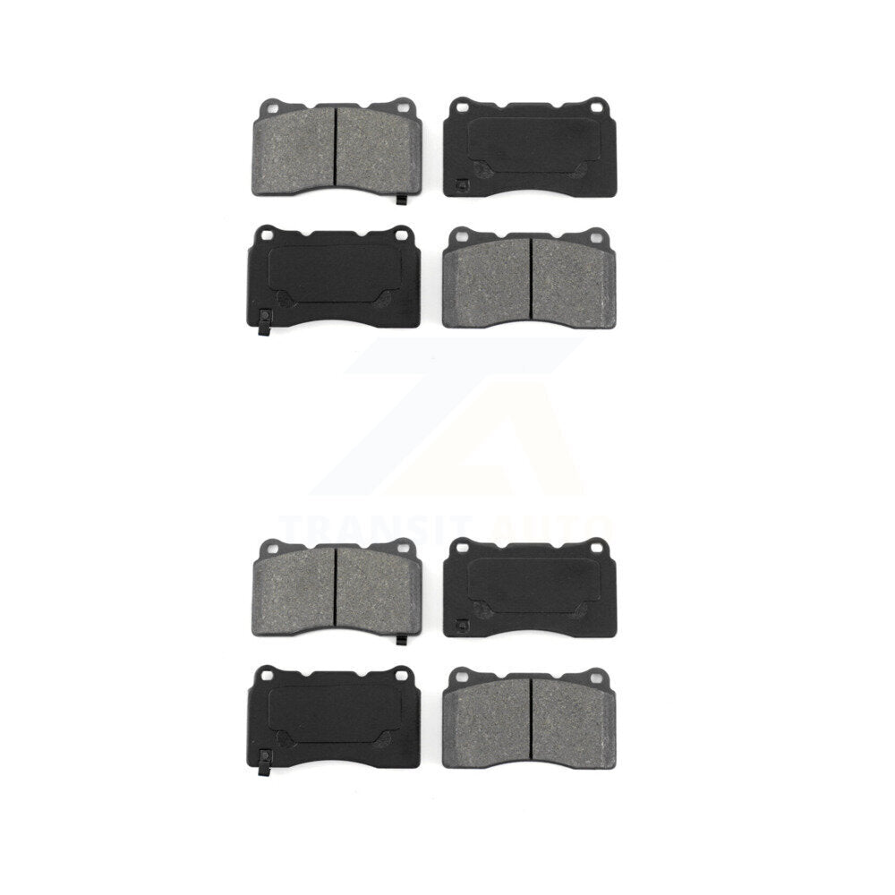 Semi-Metallic Brake Pads Front Rear Kit For 2005-2006 Ford GT