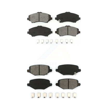 Semi-Metallic Brake Pads Front Rear Kit For Dodge Grand Caravan Chrysler Town &