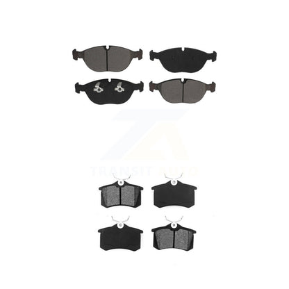 Semi-Metallic Brake Pads Front Rear Kit For Audi TT Quattro Volkswagen R32