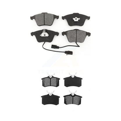 Semi-Metallic Brake Pads Front Rear Kit For Audi A6 Quattro