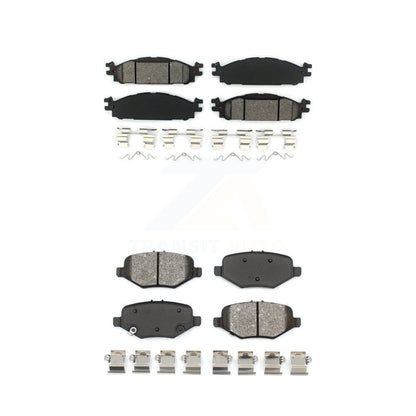 Semi-Metallic Brake Pads Front Rear Kit For 2015 Ford Explorer Limited/Sport/XLT