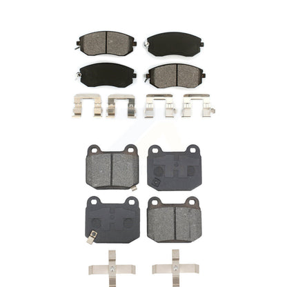 Semi-Metallic Brake Pad Front Rear Kit For 2017 Subaru BRZ Without Brembo Brakes