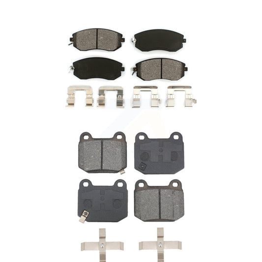 Semi-Metallic Brake Pad Front Rear Kit For 2017 Subaru BRZ Without Brembo Brakes