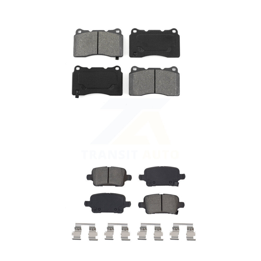 Semi-Metallic Brake Pads Front Rear Kit For Buick Regal Sportback TourX