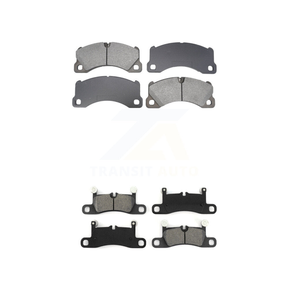 Semi-Metallic Brake Pads Front Rear Kit For Volkswagen Touareg Porsche Cayenne