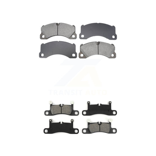 Semi-Metallic Brake Pads Front Rear Kit For Volkswagen Touareg Porsche Cayenne