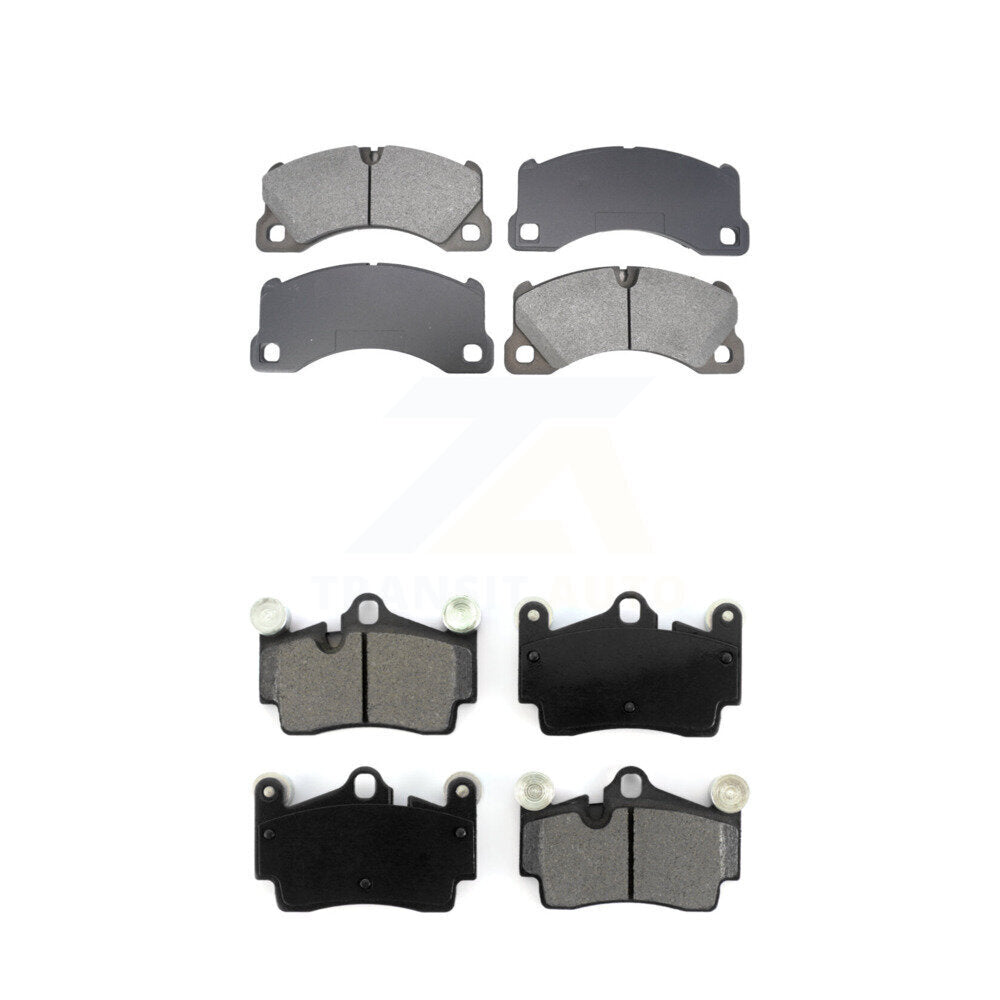 Semi-Metallic Brake Pads Front Rear Kit For Porsche Cayenne