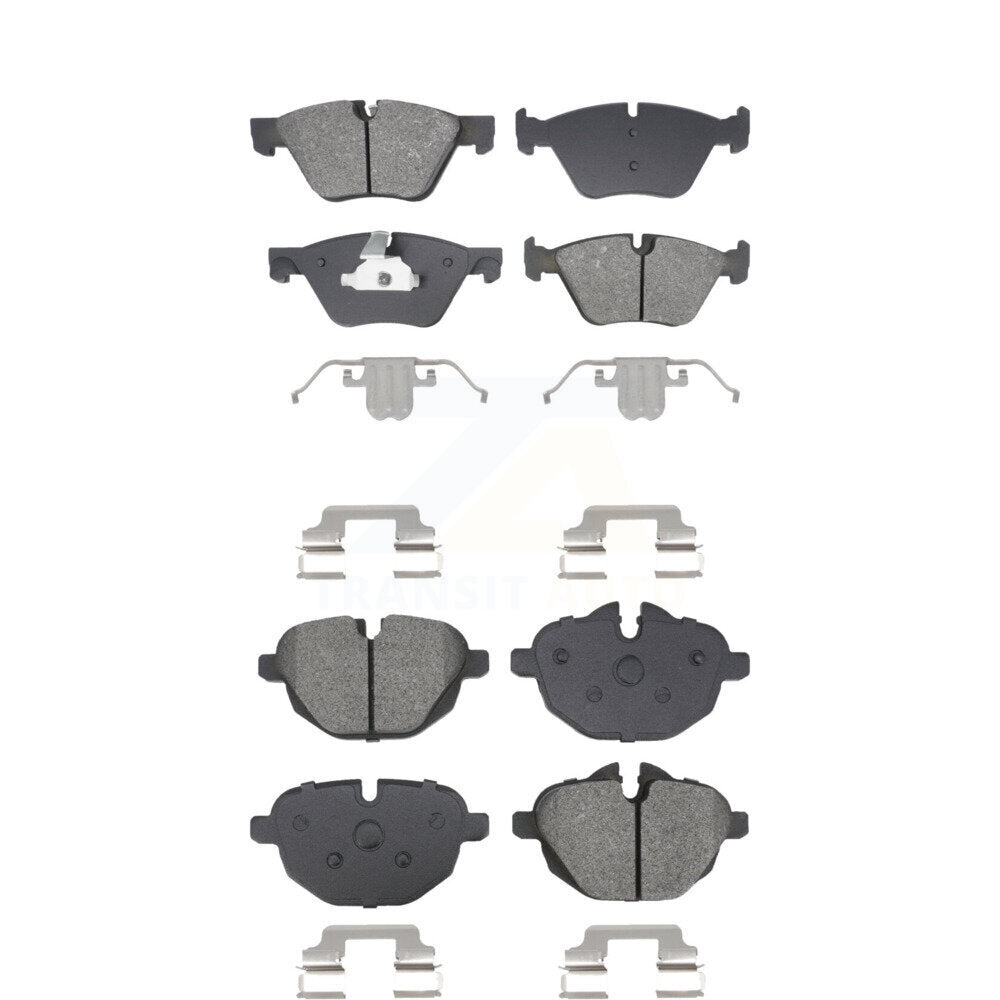 Semi-Metallic Brake Pads Front Rear Kit For BMW 528i xDrive