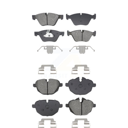 Semi-Metallic Brake Pads Front Rear Kit For BMW 528i xDrive