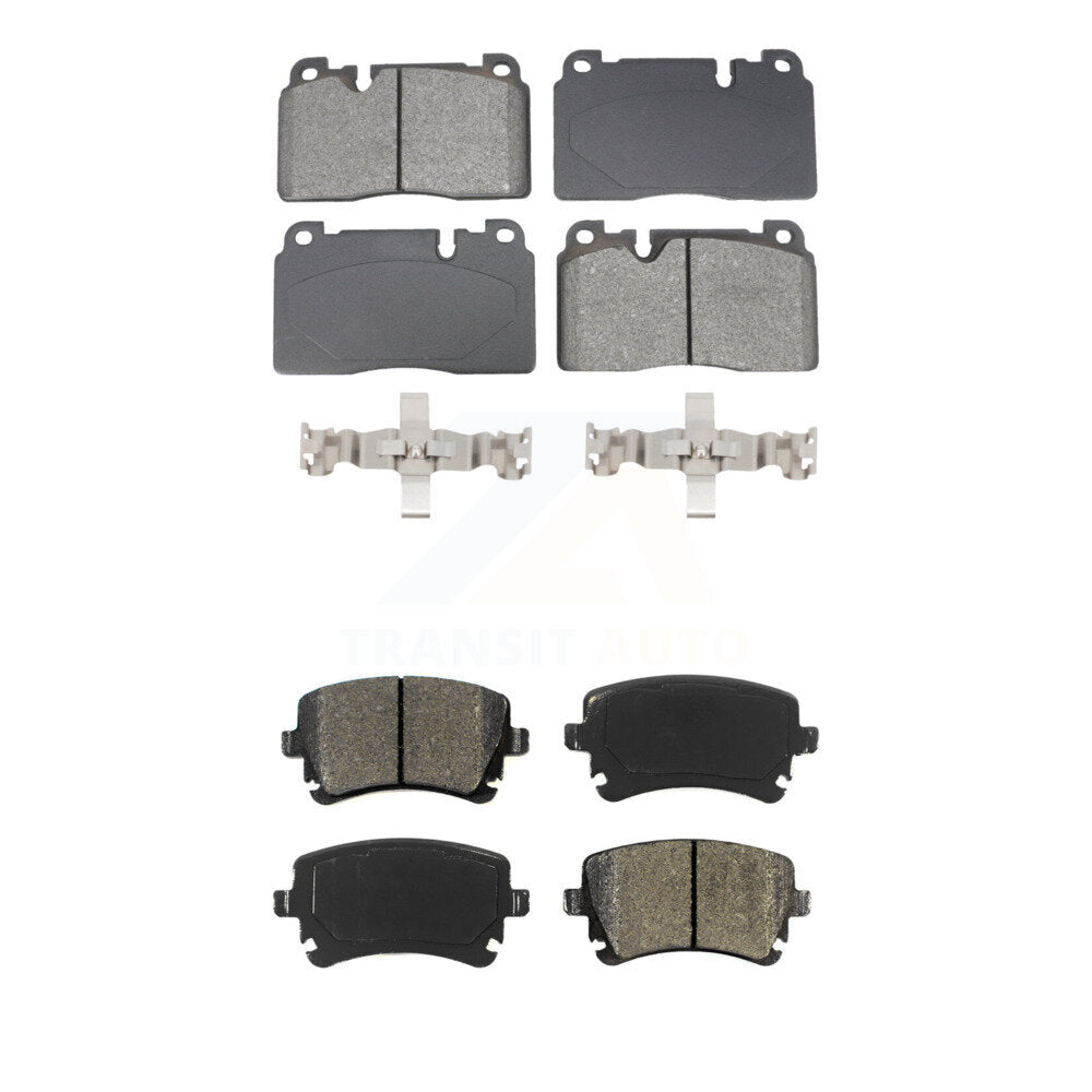 Semi-Metallic Brake Pads Front Rear Kit For 2016 Audi Q5 FLEX engine