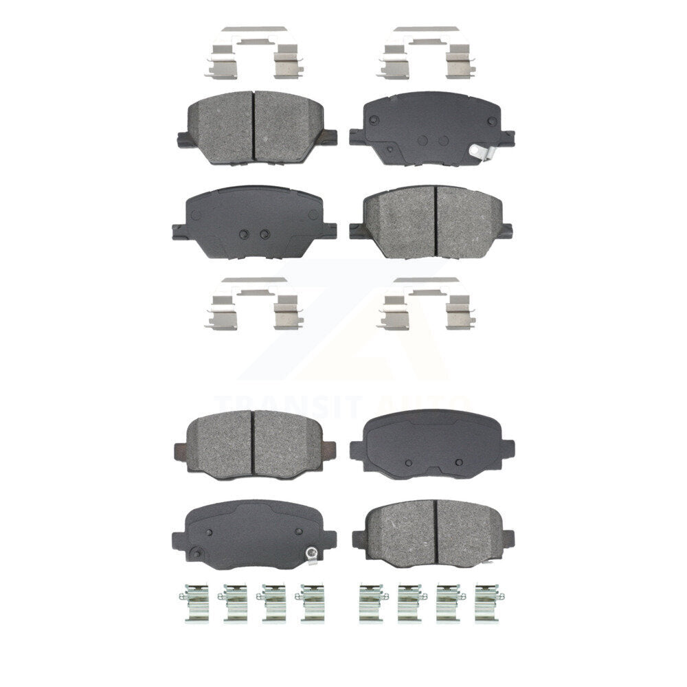 Semi-Metallic Brake Pads Front Rear Kit For Jeep Renegade Dodge Hornet Fiat 500X