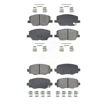 Semi-Metallic Brake Pads Front Rear Kit For Jeep Renegade Dodge Hornet Fiat 500X