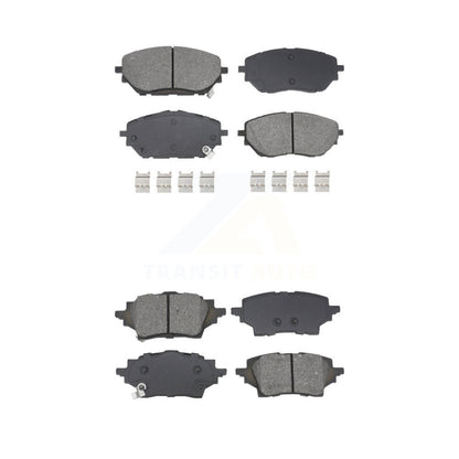 Semi-Metallic Brake Pads Front Rear Kit For Toyota C-HR