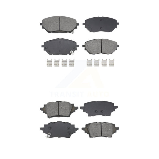 Semi-Metallic Brake Pads Front Rear Kit For Toyota C-HR