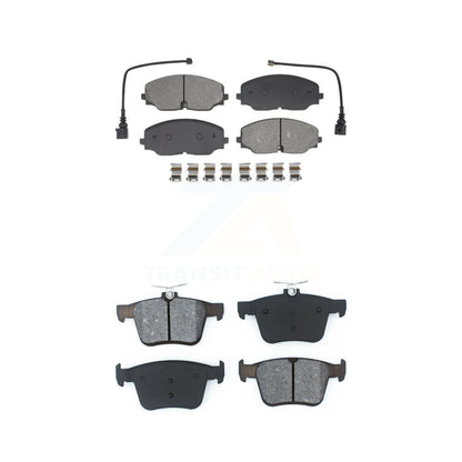 Semi-Metallic Brake Pads Front Rear Kit For Volkswagen Atlas Cross Sport