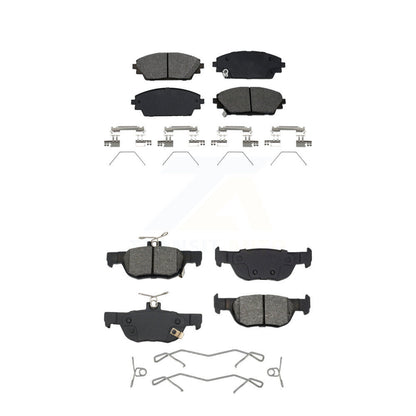 Semi-Metallic Brake Pads Front Rear Kit For 2020-2023 Mazda CX-30