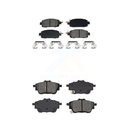 Semi-Metallic Brake Pads Front Rear Kit For 20-23 Nissan Sentra Disc rear brakes