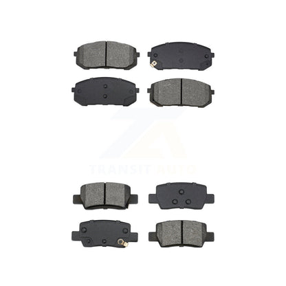 Semi-Metallic Brake Pads Front Rear Kit For Hyundai Elantra