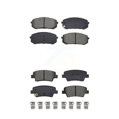 Semi-Metallic Brake Pads Front Rear Kit For Hyundai Elantra