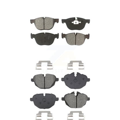Semi-Metallic Brake Pads Front Rear Kit For 2016-2018 BMW X4 M40i